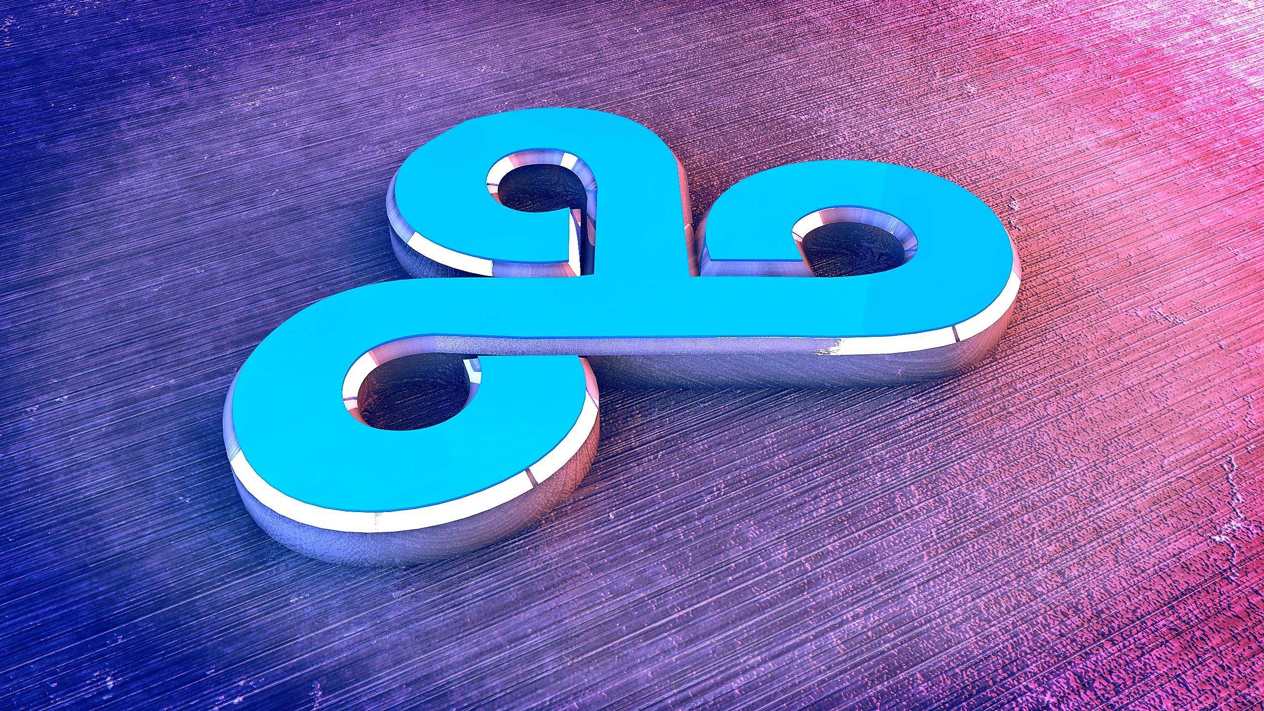 Cloud9 Logo on Textured Surface HD Wallpaper