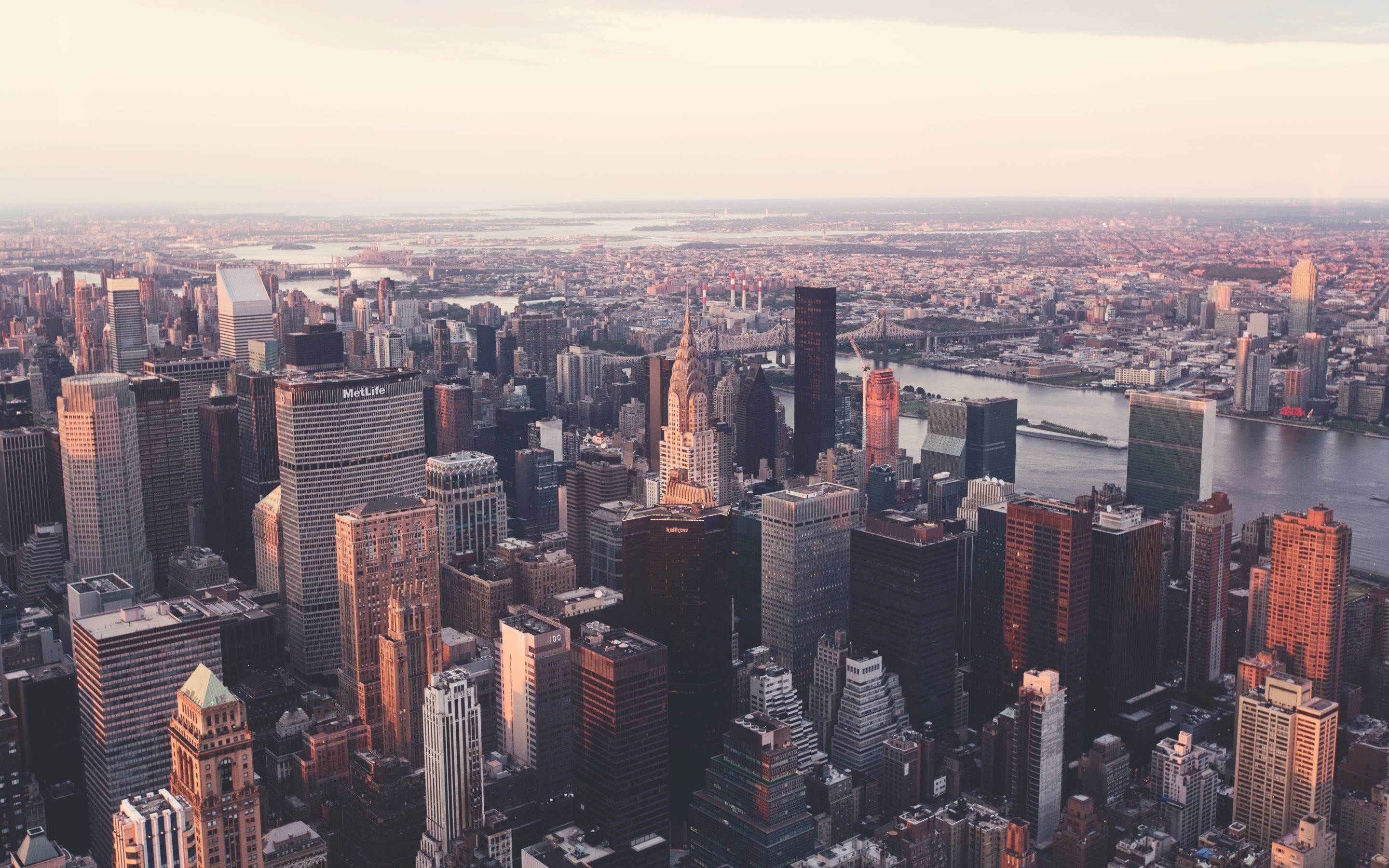New York City Skyline with Chrysler Building HD Wallpaper