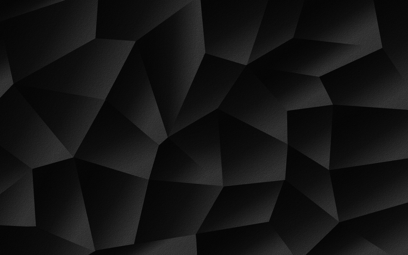 Black geometric pattern with textured surface HD Wallpaper