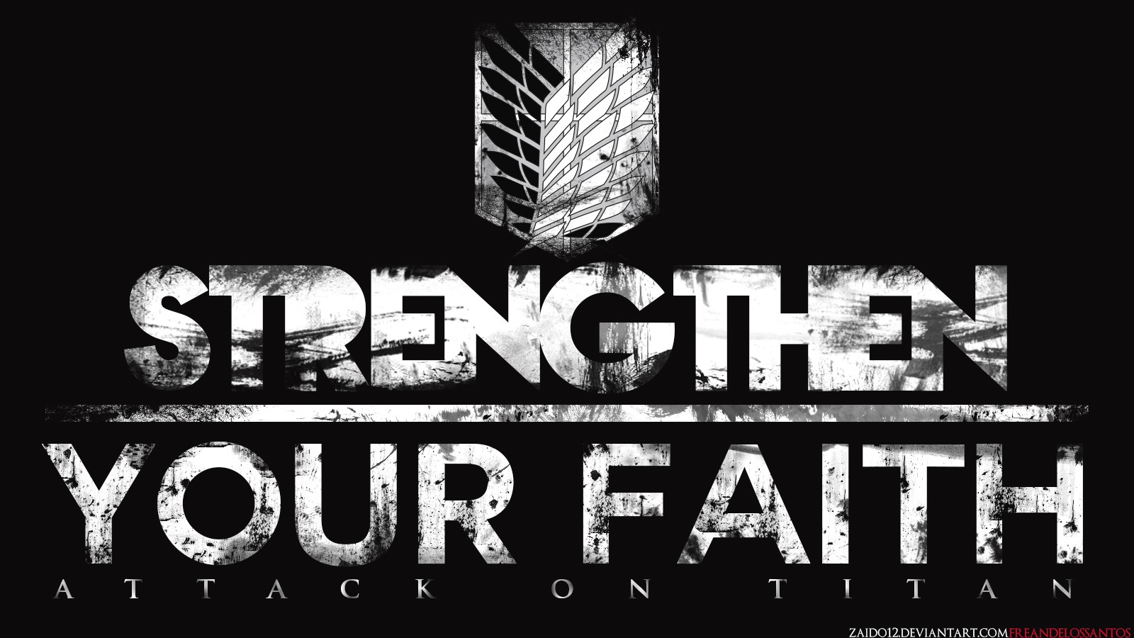 Attack on Titan: Strengthen Your Faith HD Wallpaper