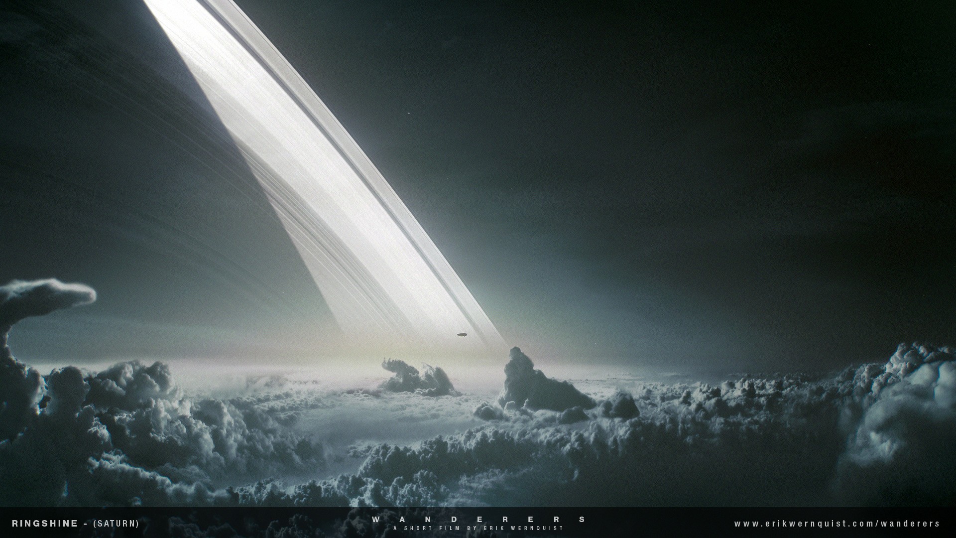 Ring Shine (Saturn) and Wanderers HD Wallpaper