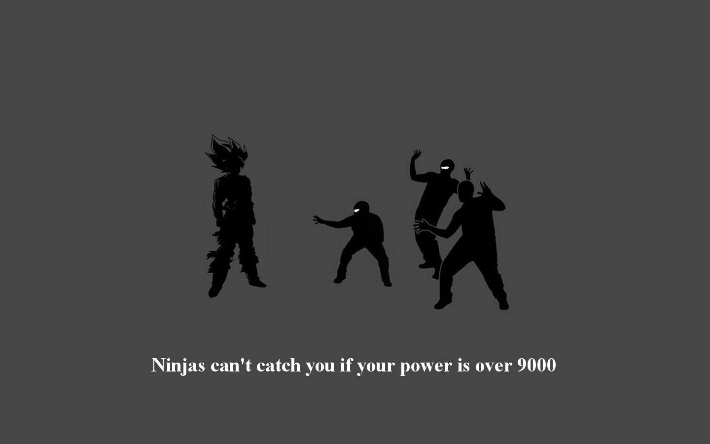 Son Goku vs Ninjas with Power Level Over 9000 HD Wallpaper