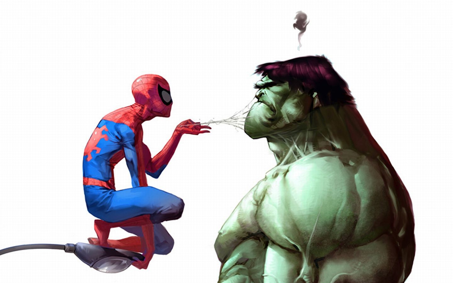 Spider-Man and Hulk in Marvel Comics HD Wallpaper