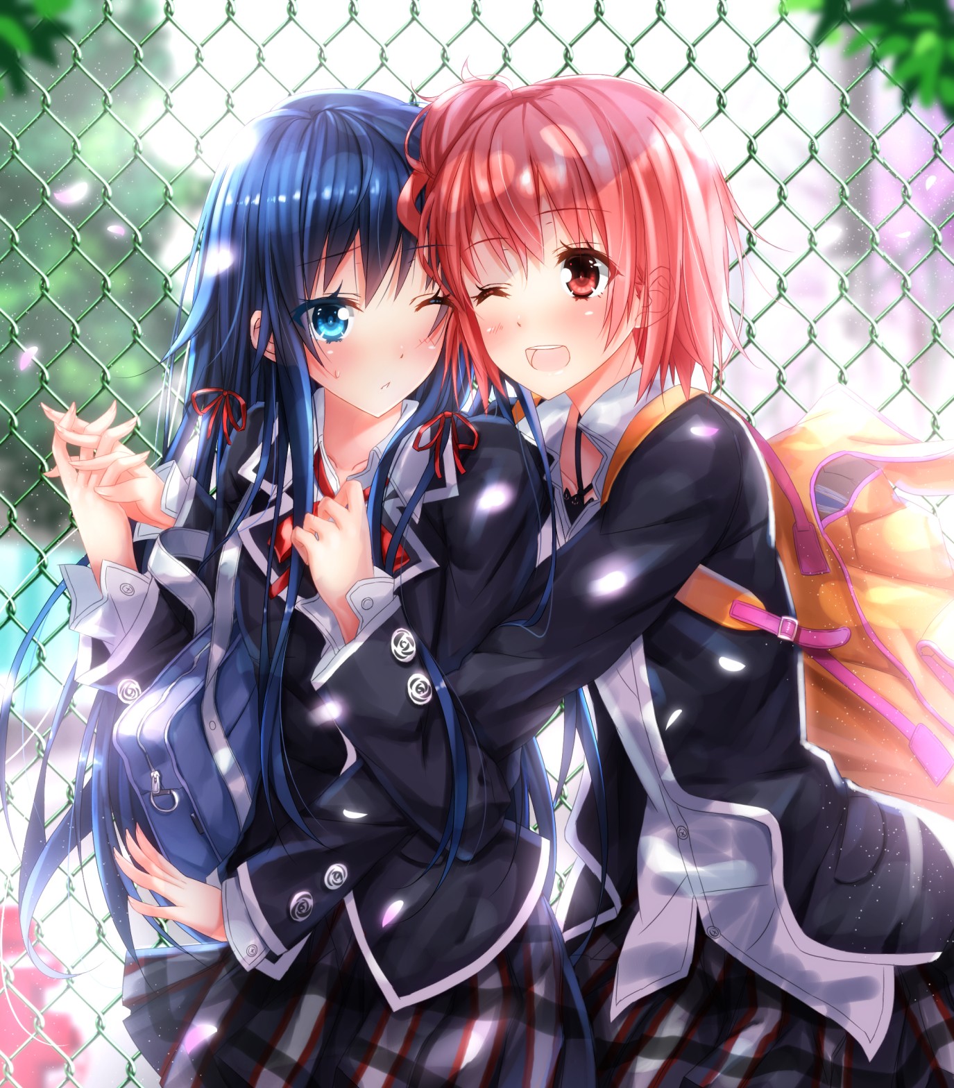 Yukinoshita Yukino and Yuigahama Yui from Yahari Ore no Seishun Love Comedy wa Machigatteiru HD Wallpaper