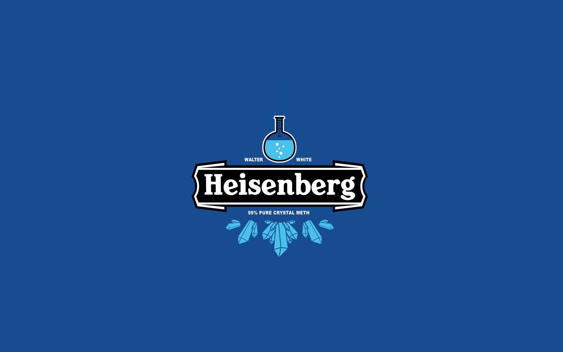 Heisenberg Walter White Breaking Bad Logo HD Wallpaper