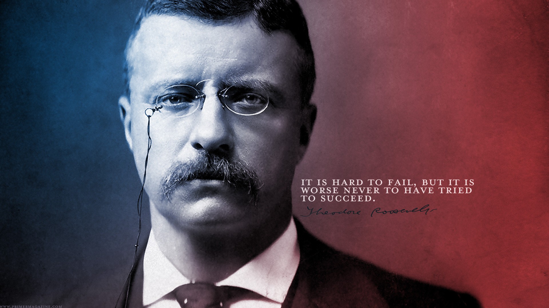 Theodore Roosevelt Quote on Success HD Wallpaper