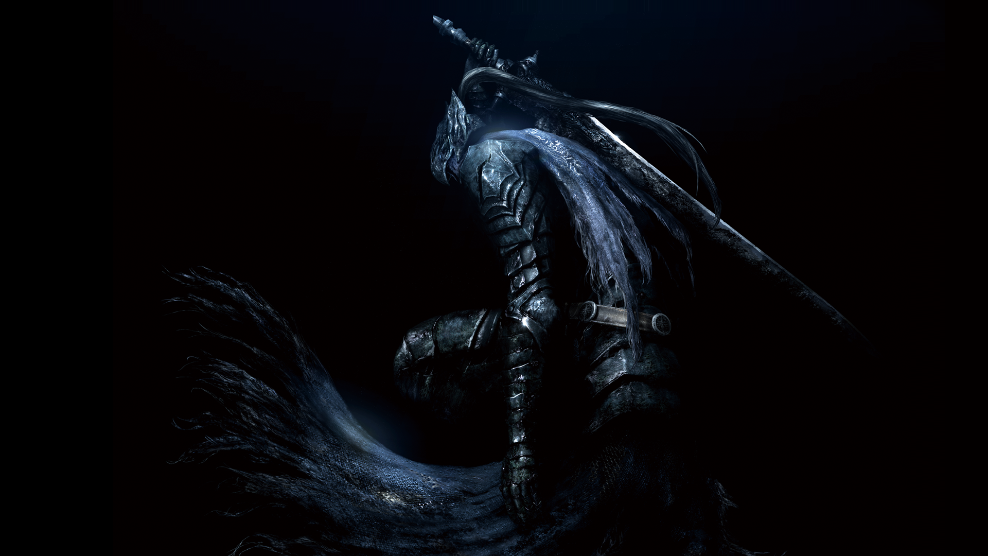 Dark Souls Knight with Greatsword HD Wallpaper