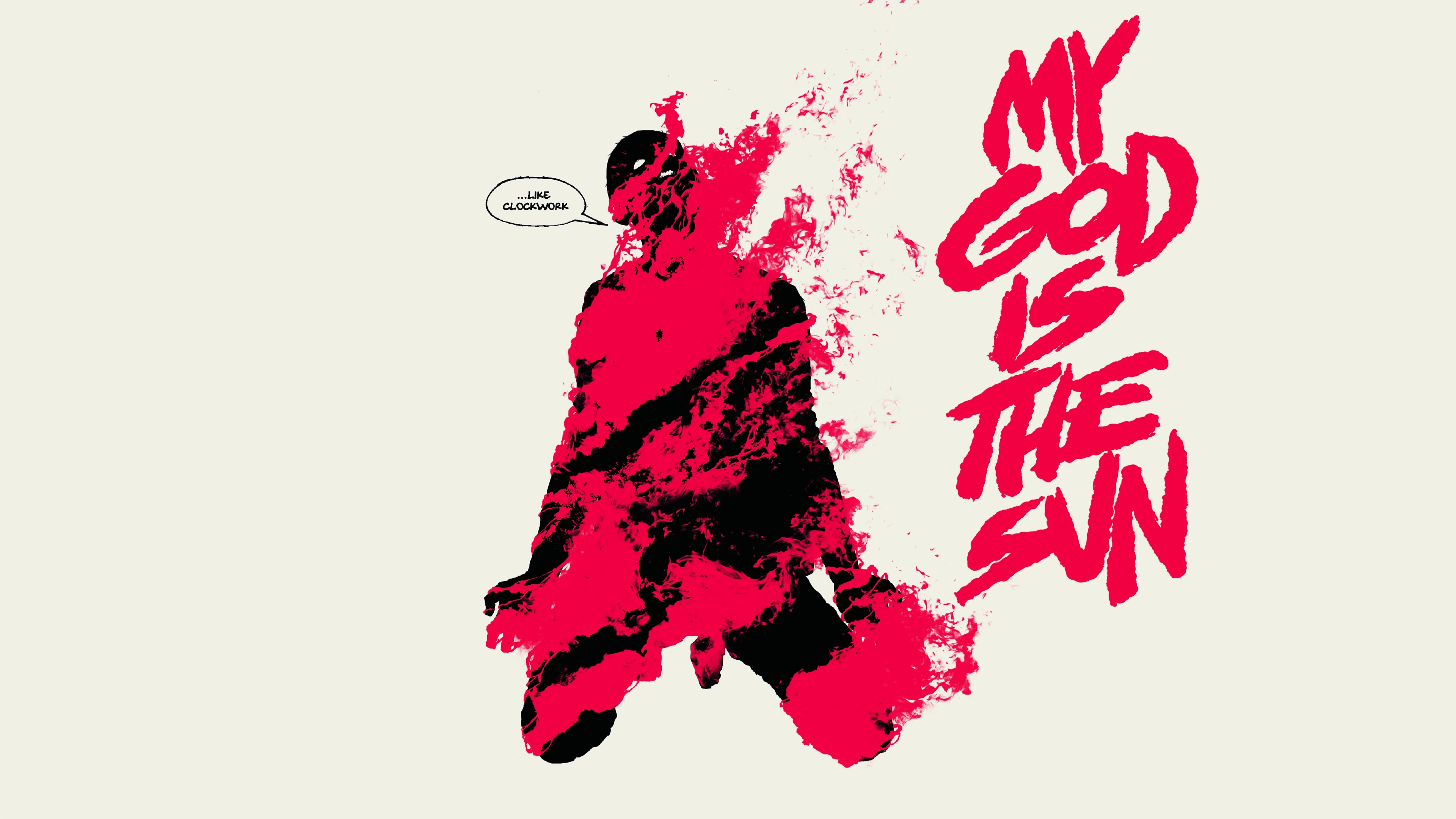 Queens of the Stone Age "My God Is The Sun" artwork HD Wallpaper