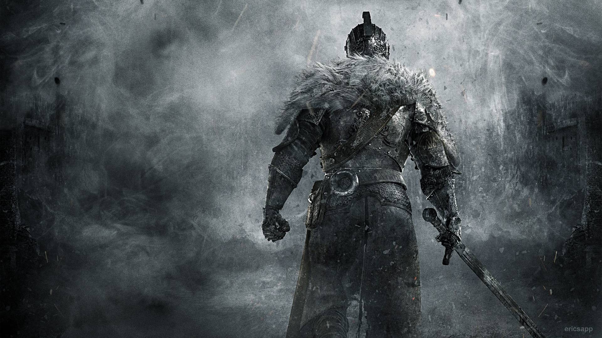 Dark Souls II Knight with Sword HD Wallpaper