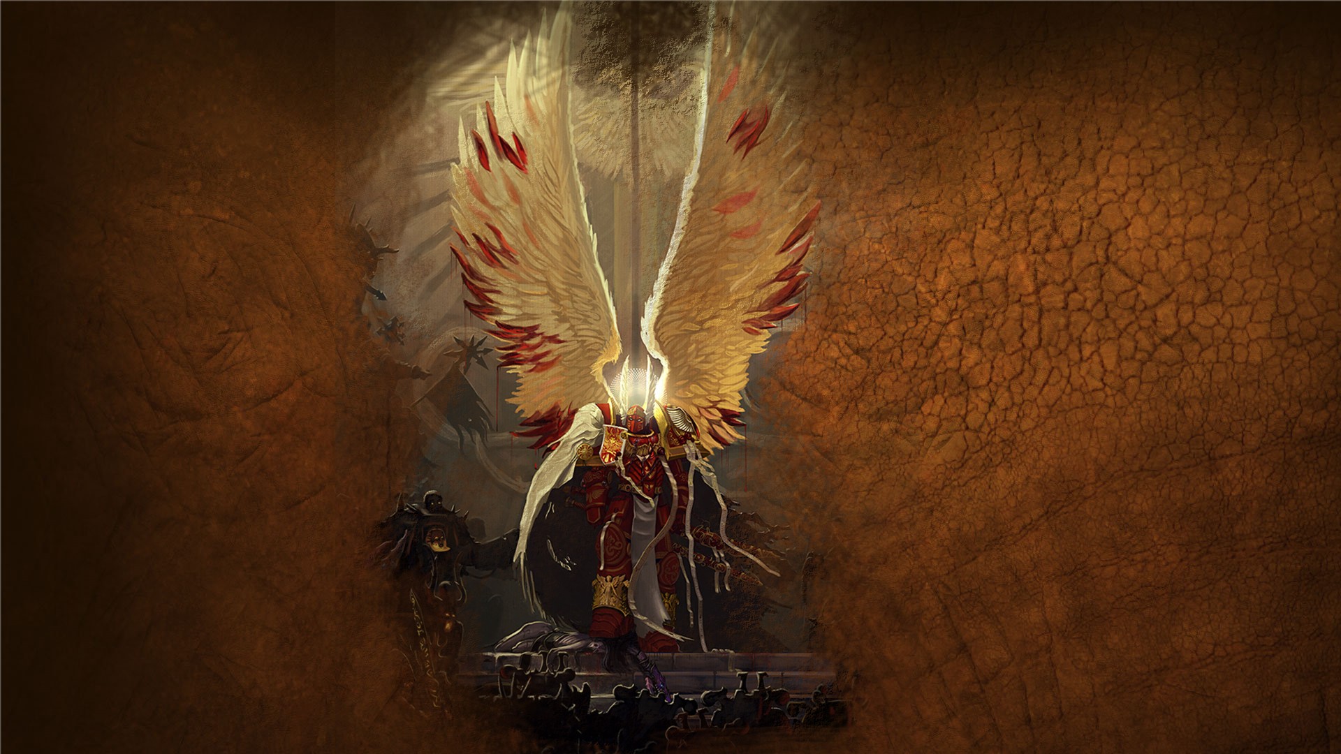 Warhammer 40,000 Blood Angels Space Marine HD Wallpaper