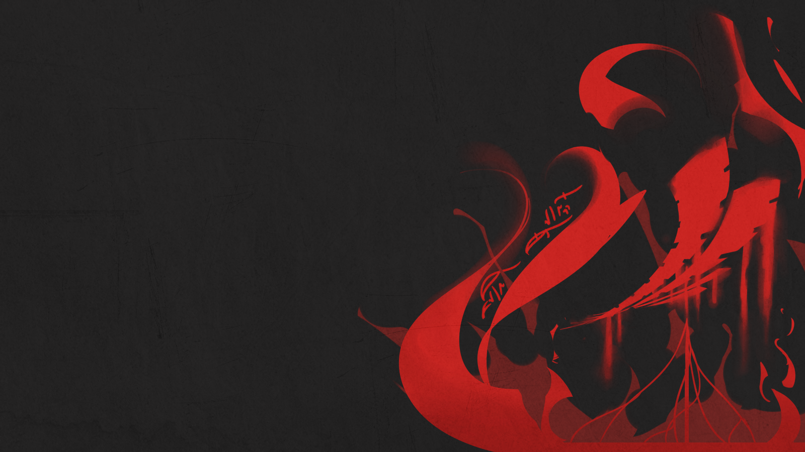 Red Veil Warframe Syndicates Abstract Art HD Wallpaper