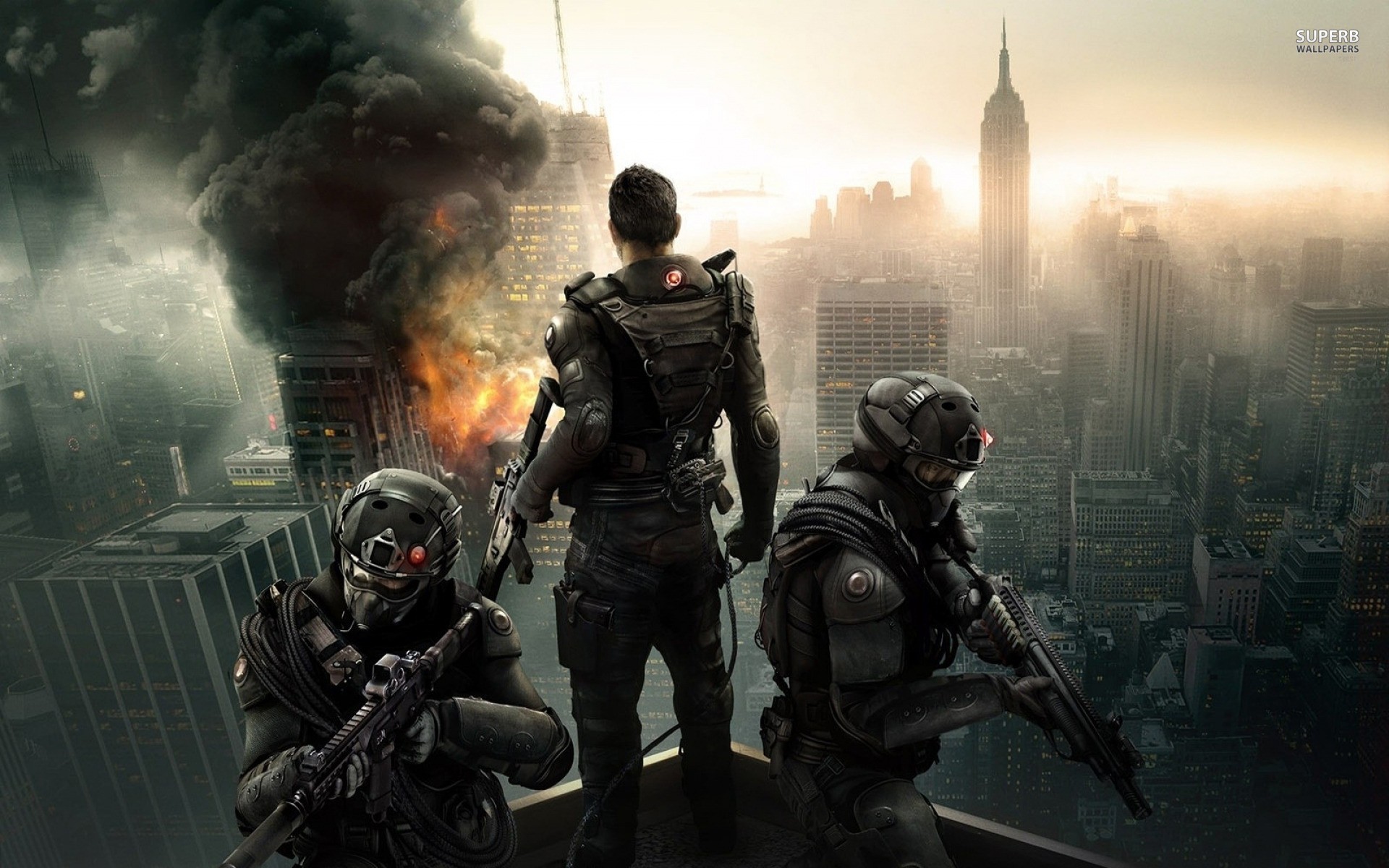 Tom Clancy's The Division in Apocalyptic New York City HD Wallpaper