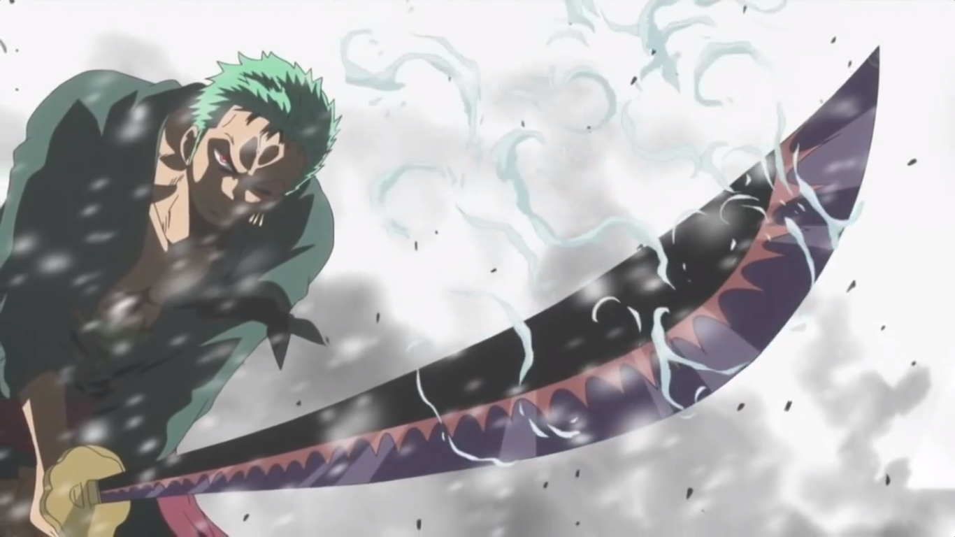 Roronoa Zoro with a sword in One Piece HD Wallpaper