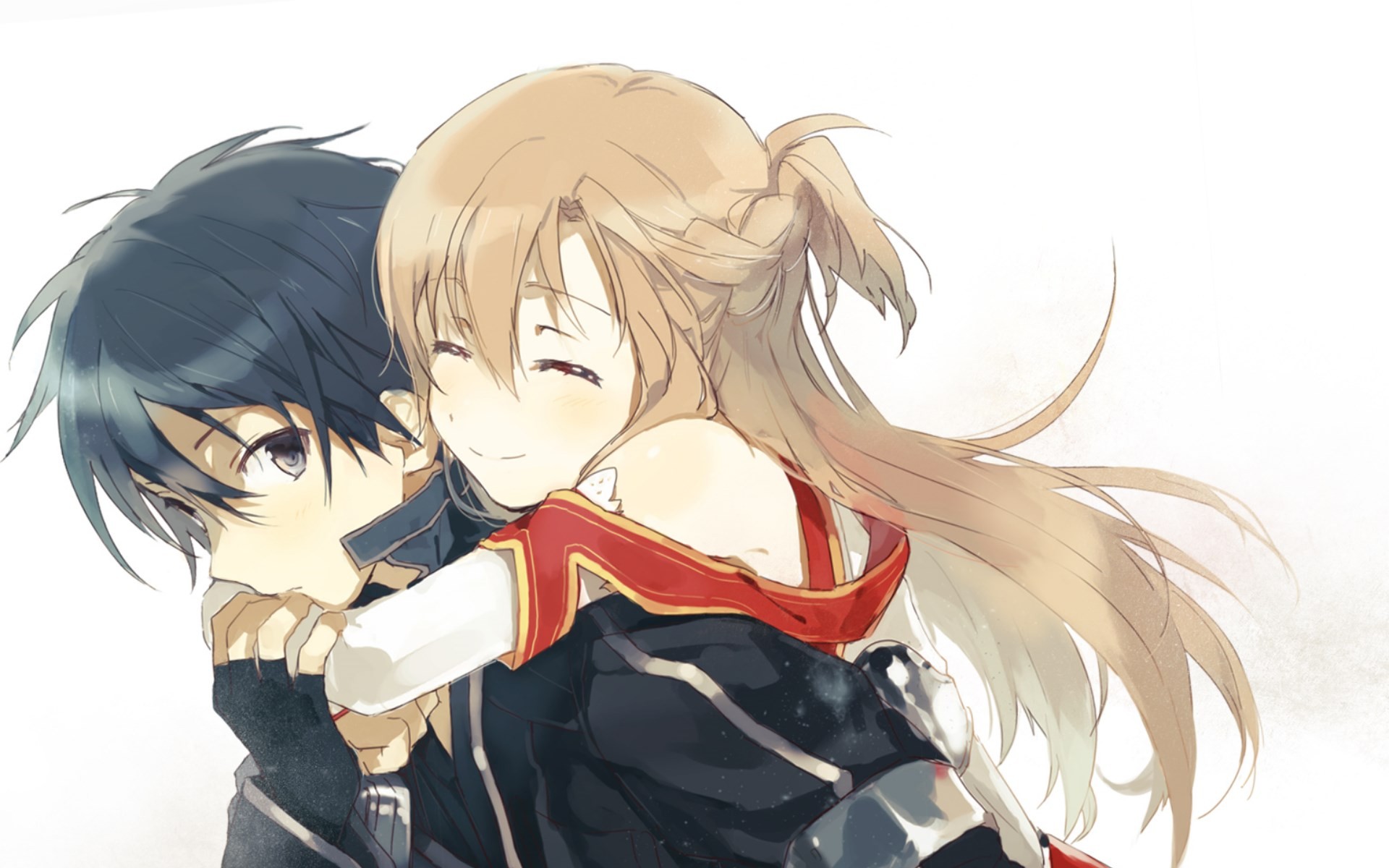 Kirito and Asuna from Sword Art Online HD Wallpaper