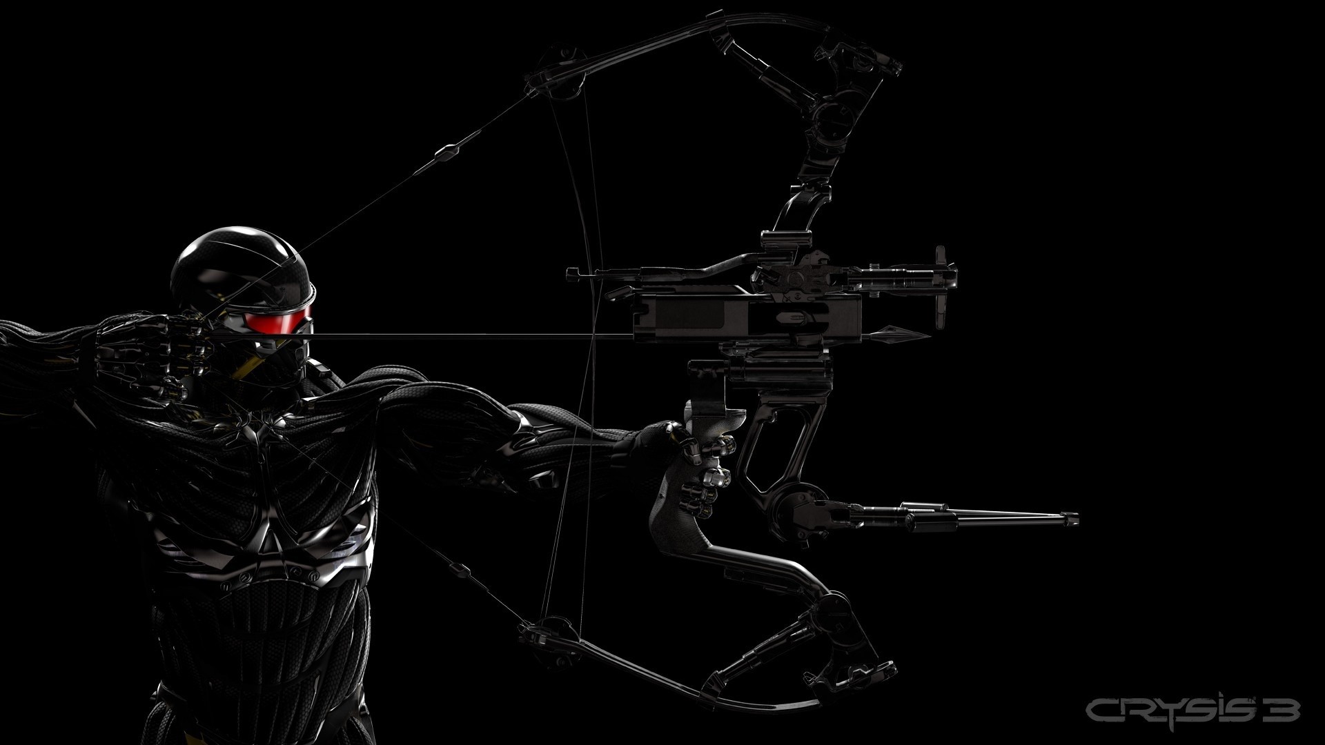 Crysis 3 Nanosuit Soldier with Bow HD Wallpaper