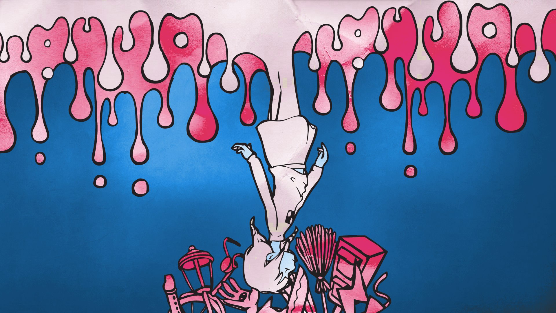 Yume Nikki Madotsuki Falling into Objects HD Wallpaper