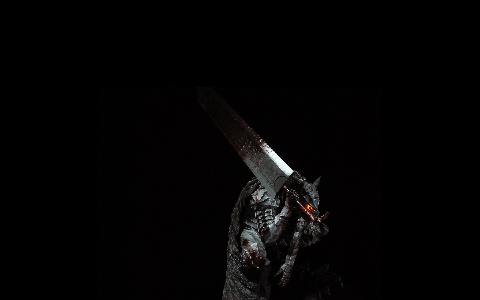 Guts from Berserk holding a bloody sword HD Wallpaper