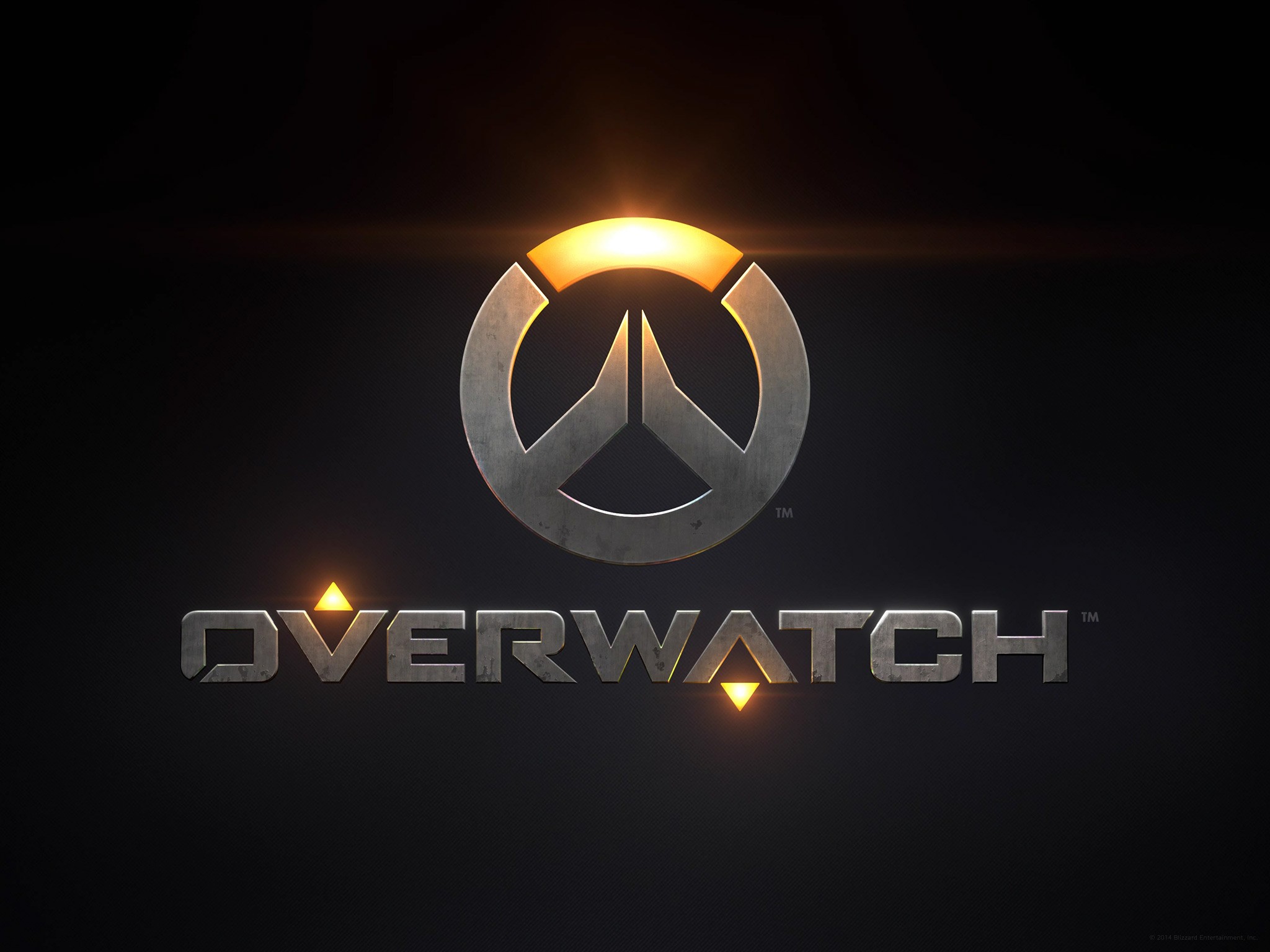 Overwatch Logo and Title HD Wallpaper
