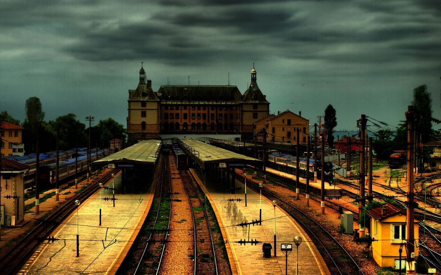 Haydarpaşa Train Station in Istanbul, Turkey HD Wallpaper