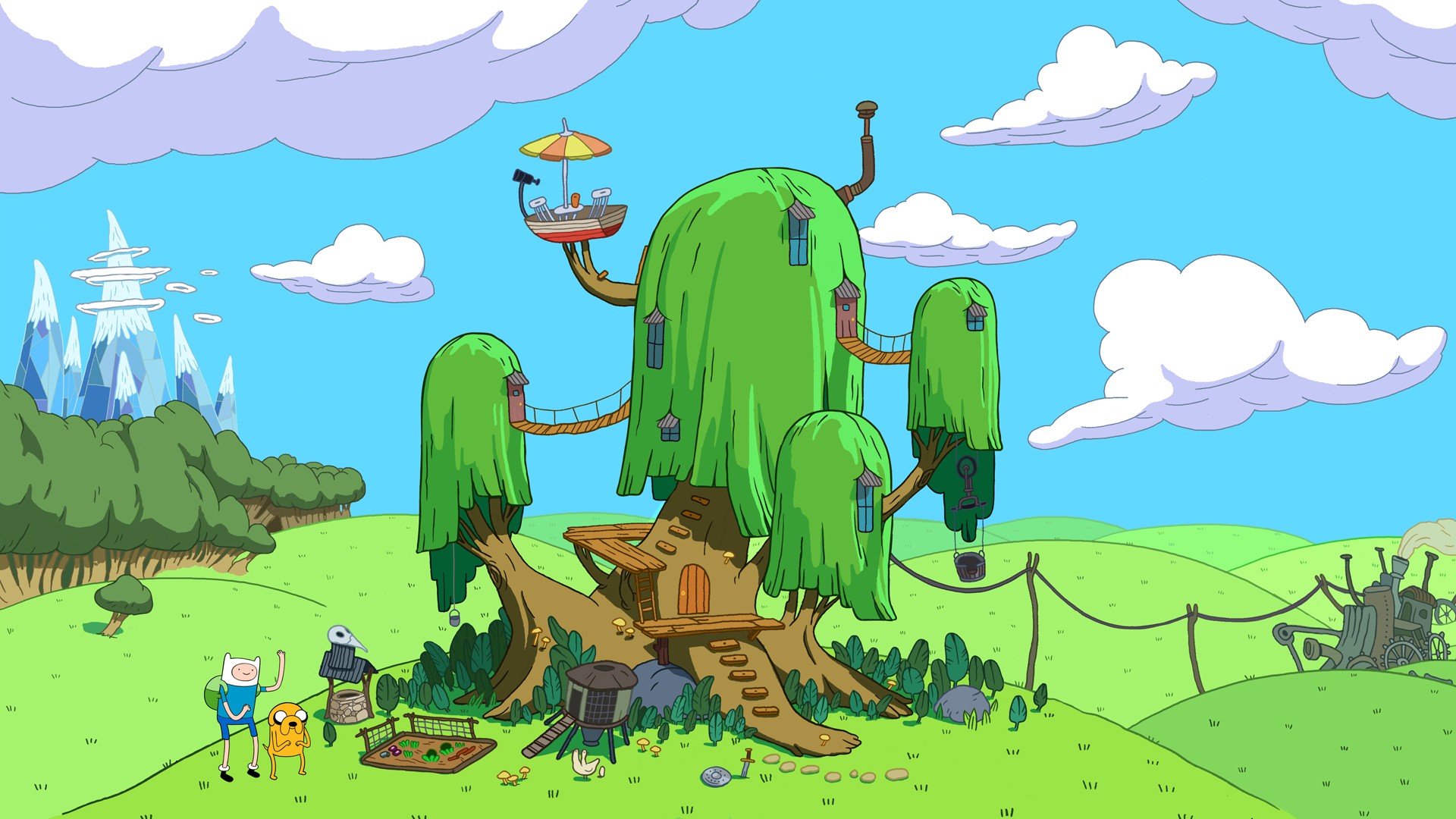 Adventure Time: Finn and Jake's Treehouse HD Wallpaper