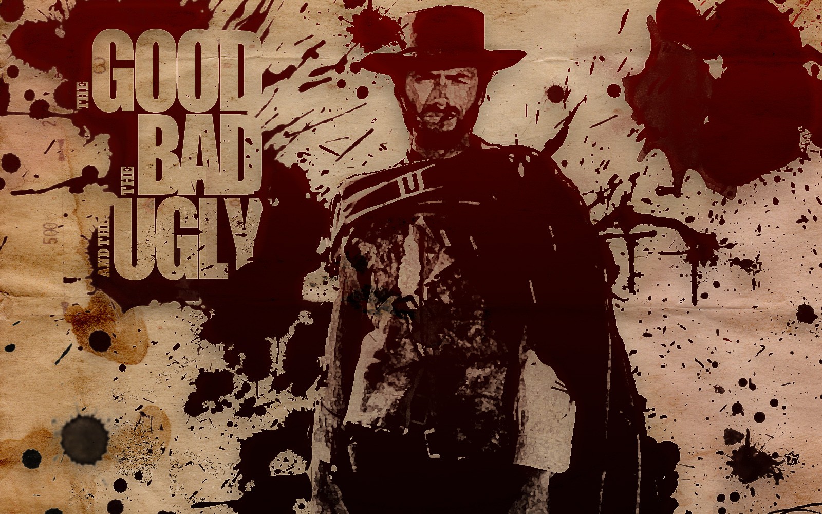 The Good, the Bad and the Ugly Clint Eastwood Artwork HD Wallpaper