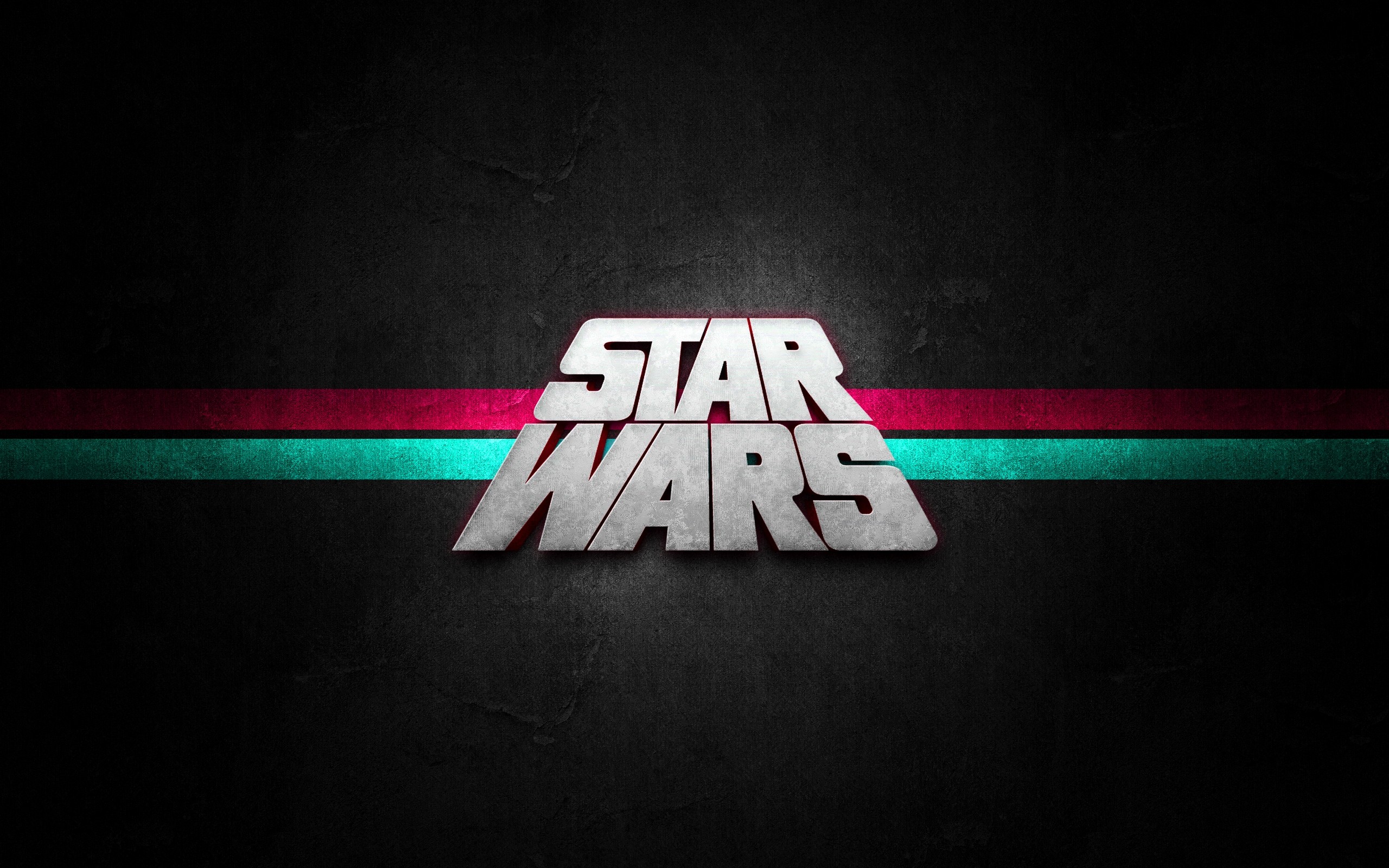 Star Wars Logo Minimalist Design HD Wallpaper