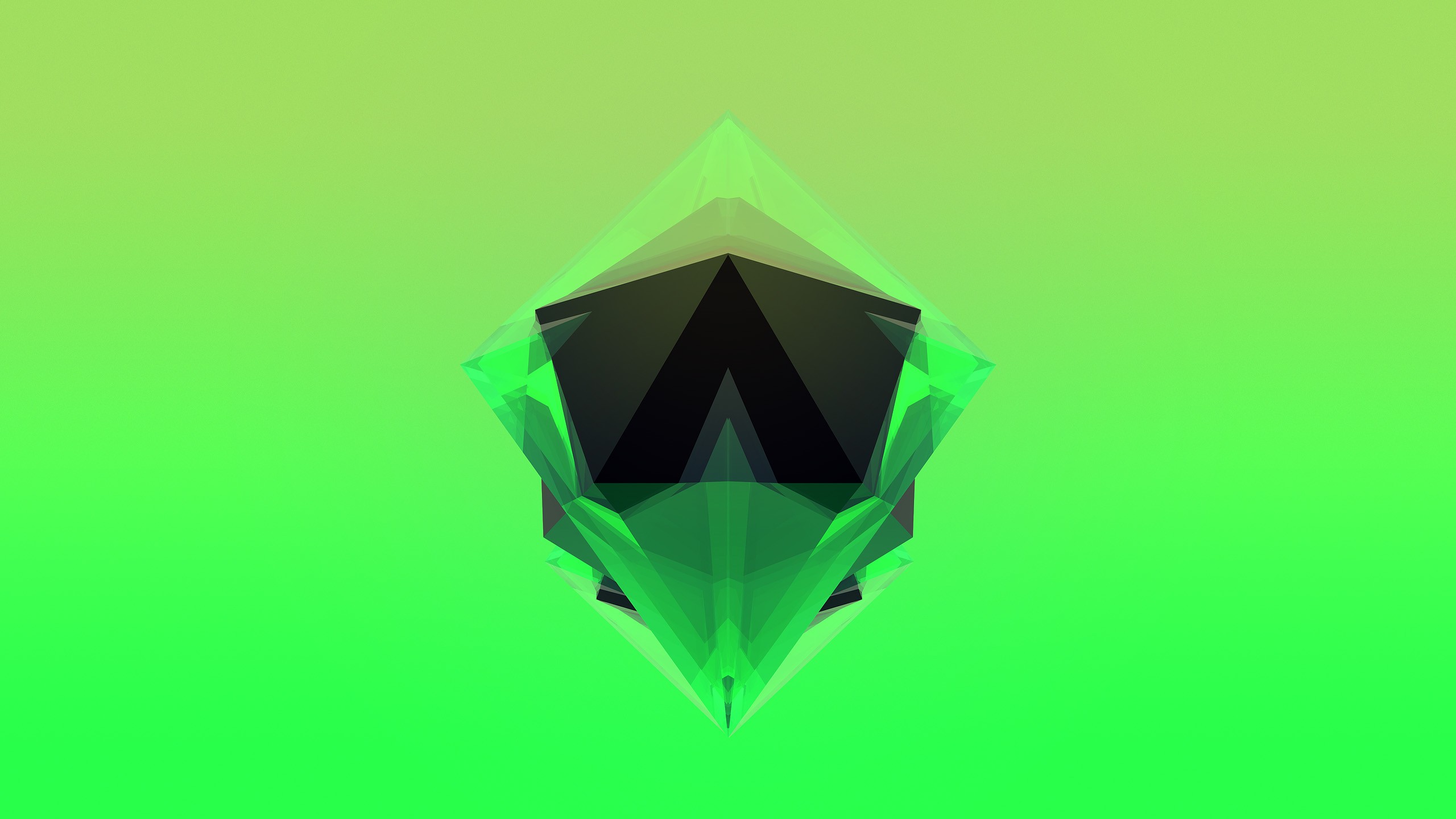 Abstract geometric digital art by Justin Maller HD Wallpaper
