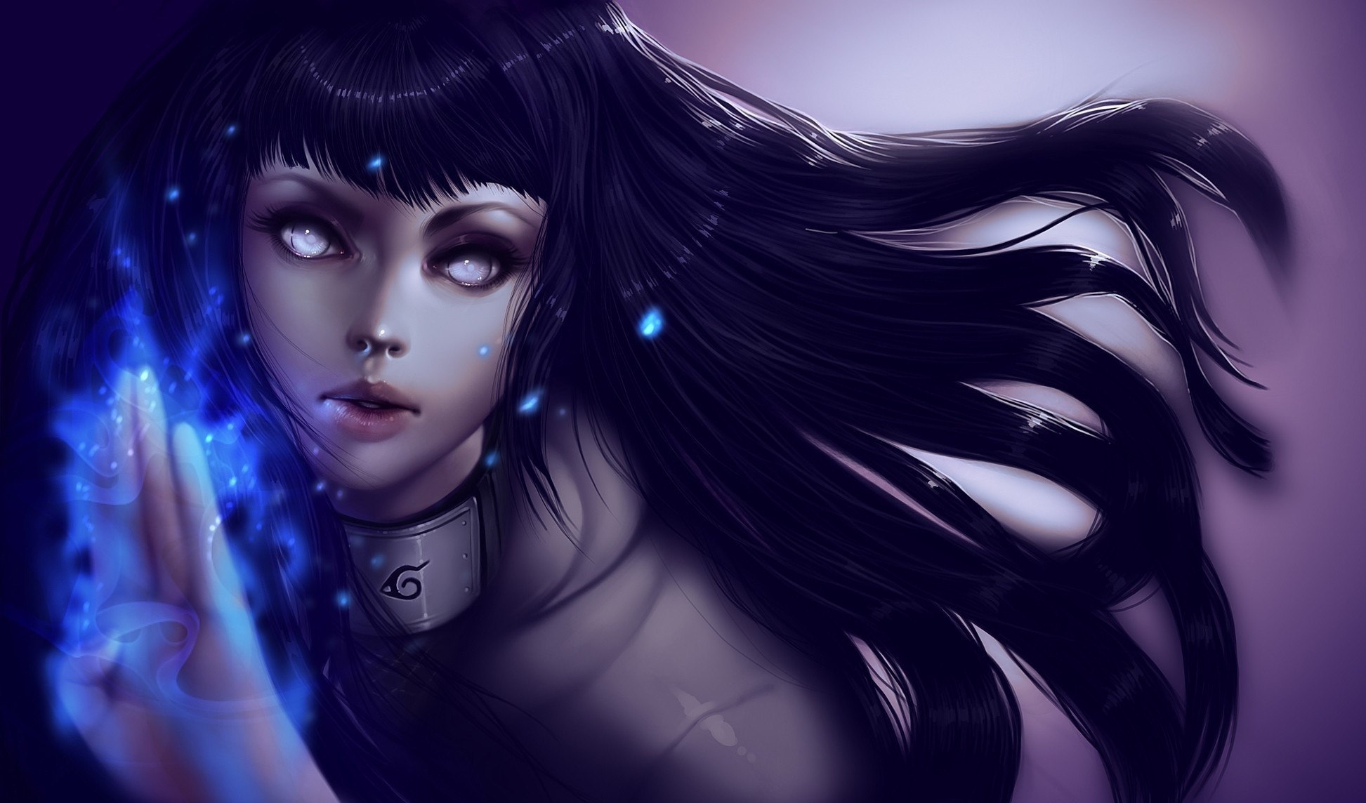 Hyuuga Hinata from Naruto Shippuuden using chakra HD Wallpaper