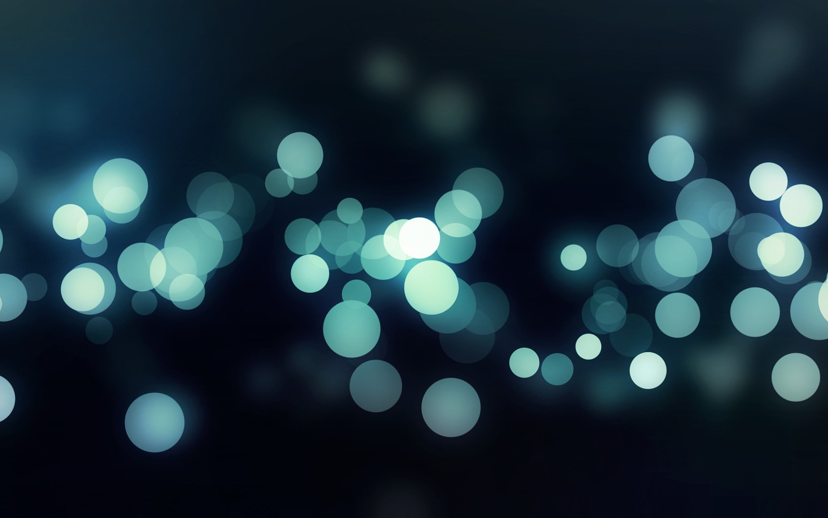 Bokeh lights on a dark background HD Wallpaper