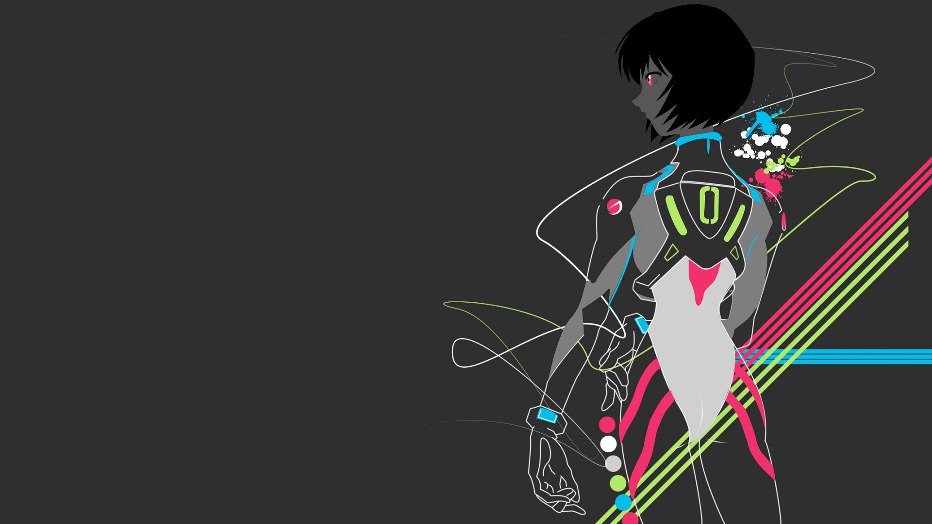 Ayanami Rei from Neon Genesis Evangelion HD Wallpaper