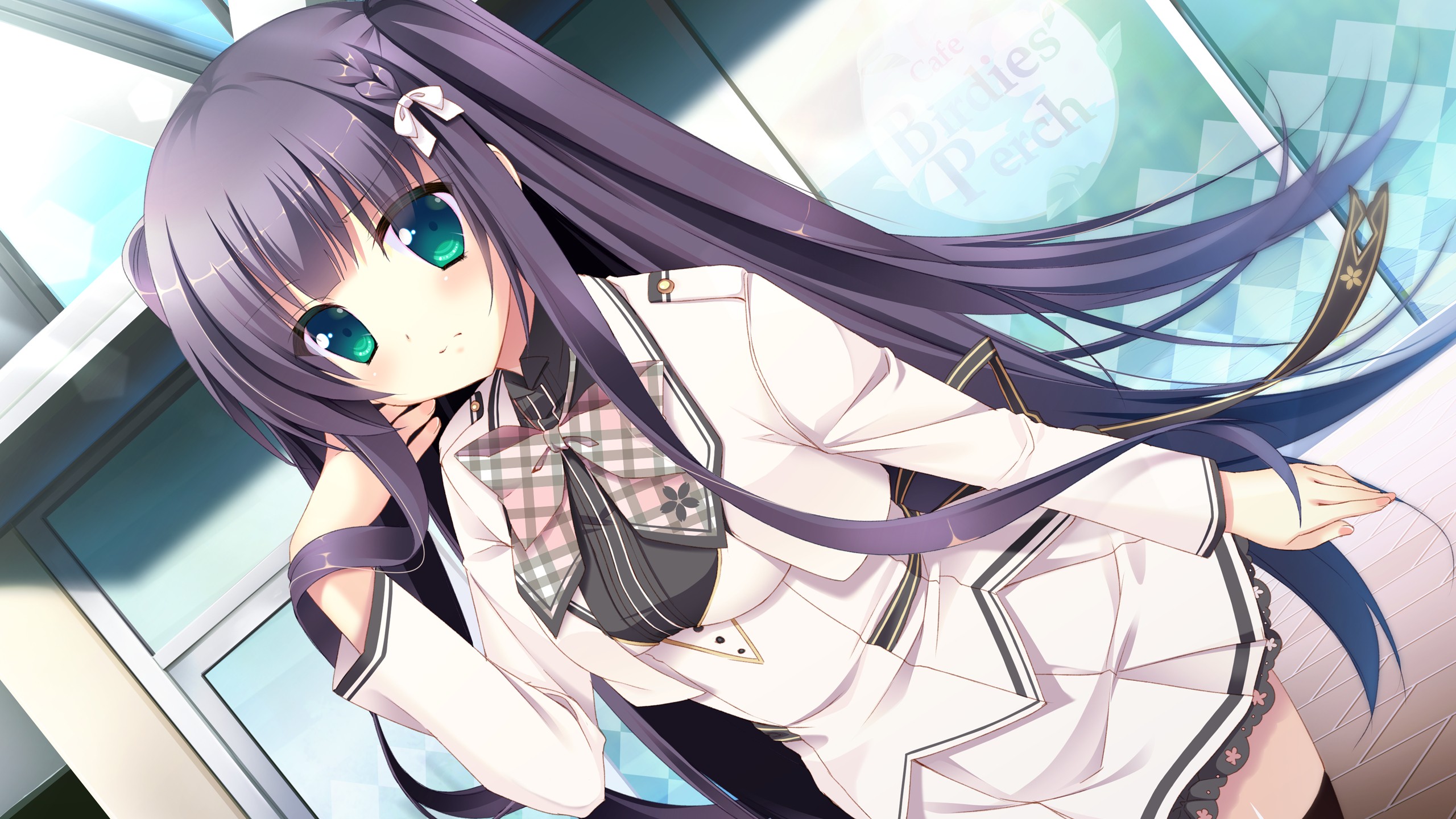Sumeragi Rinne in a School Uniform HD Wallpaper