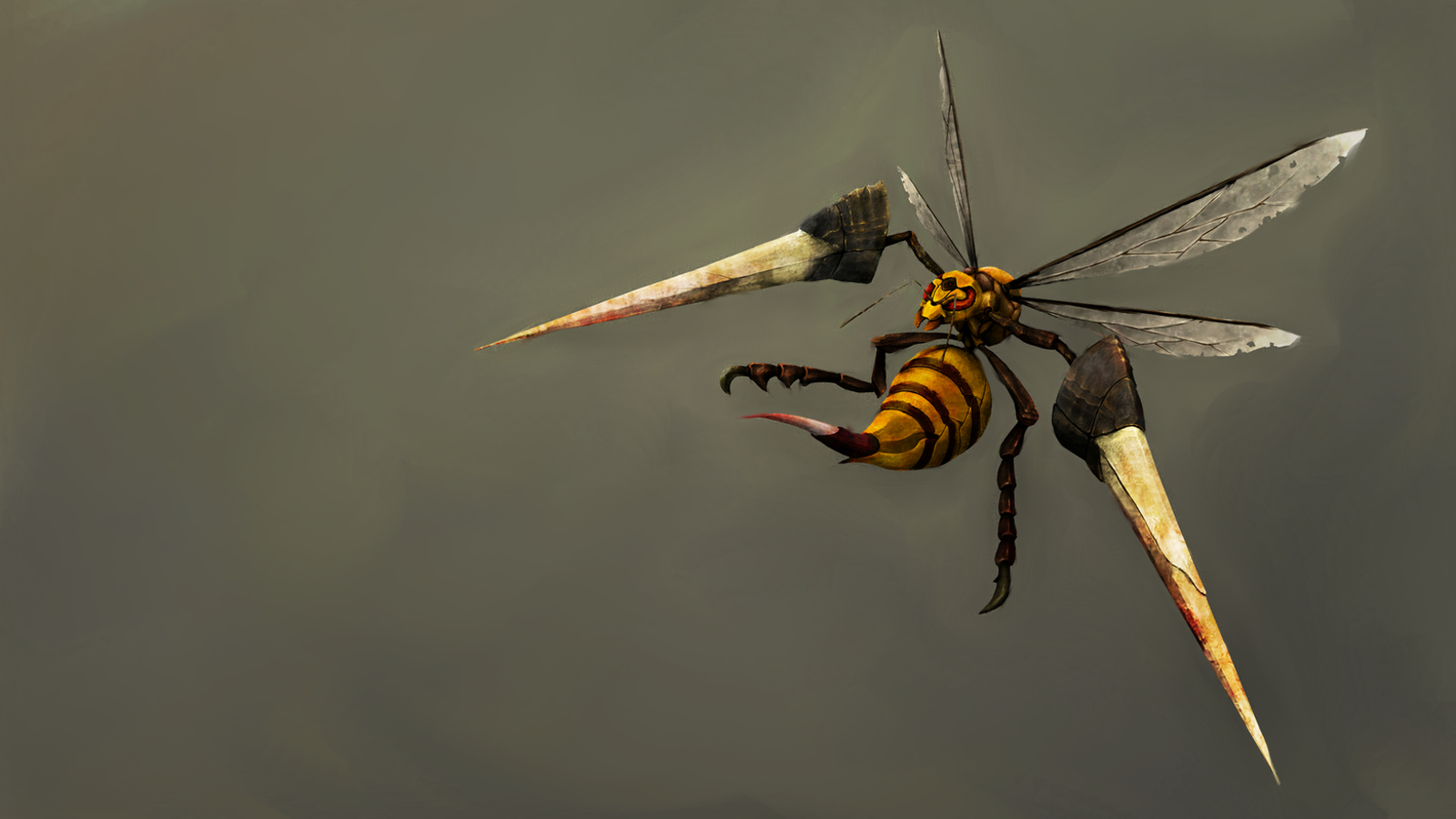 Beedrill from Pokemon First Generation HD Wallpaper