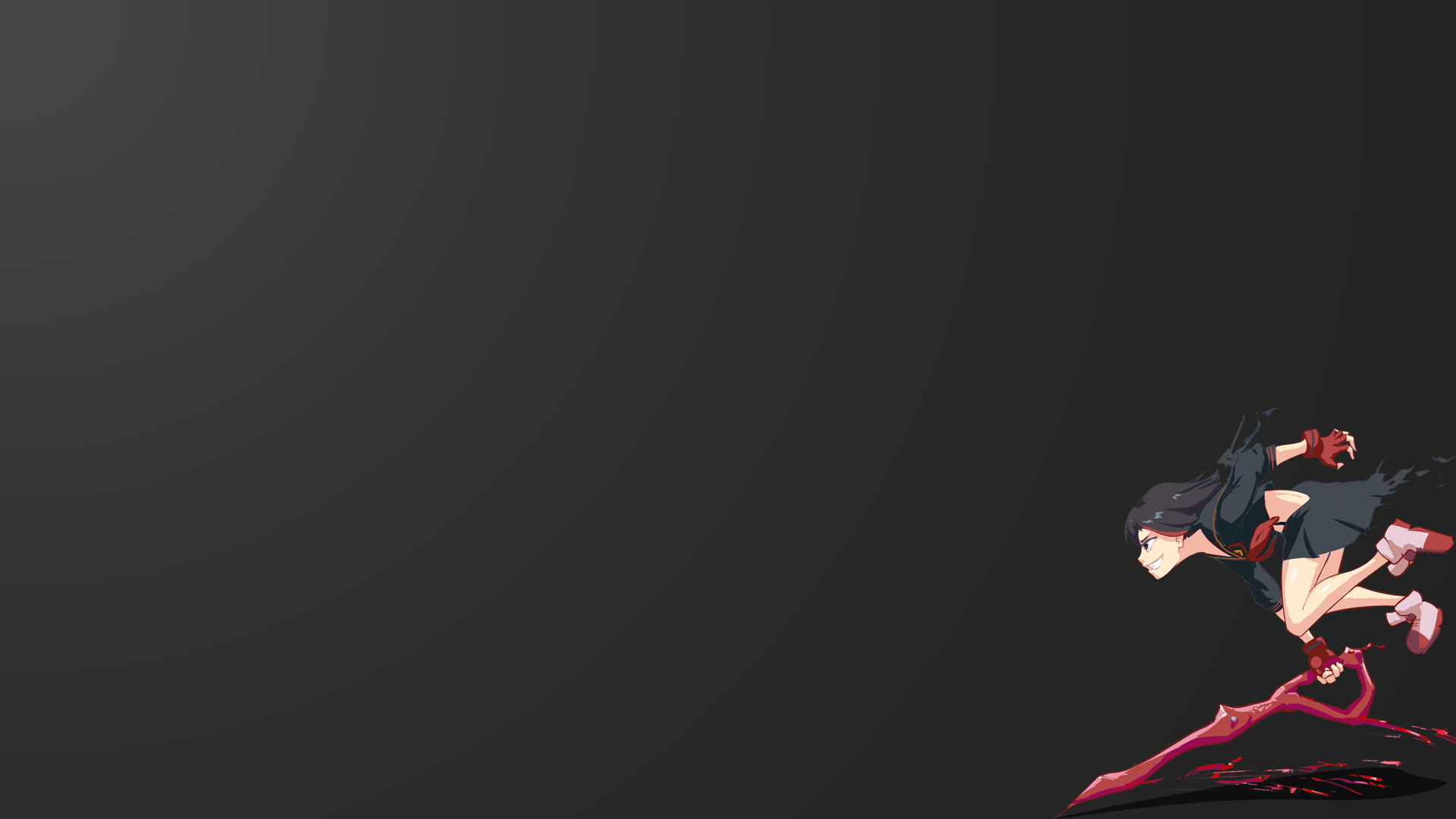 Ryuko Matoi with a bloody sword HD Wallpaper