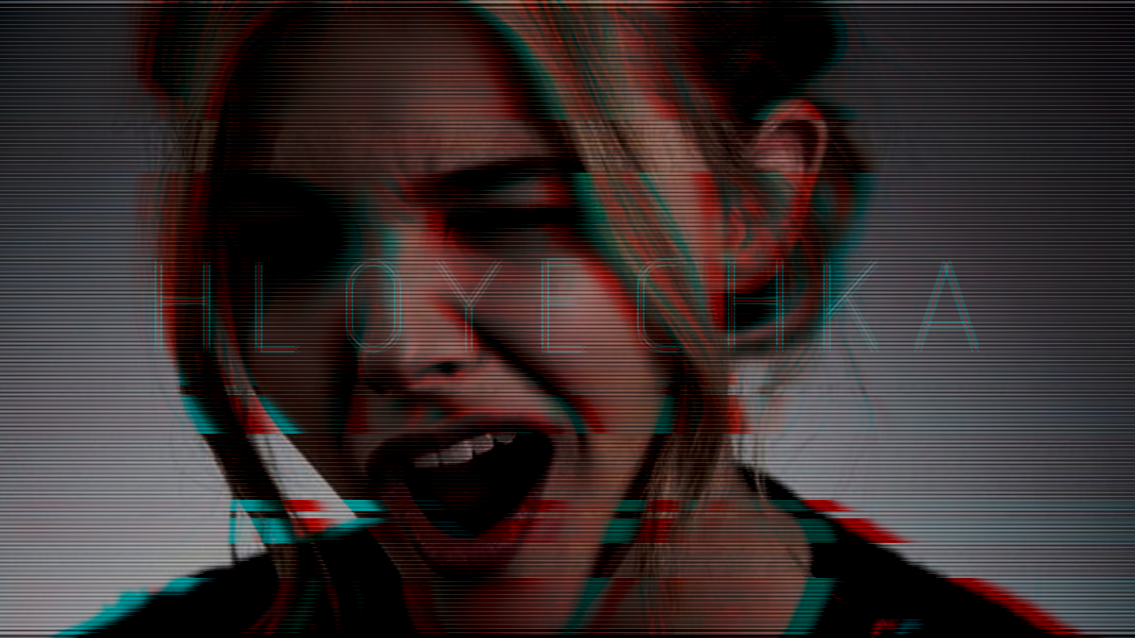 Chloë Grace Moretz with anaglyph 3D effect HD Wallpaper