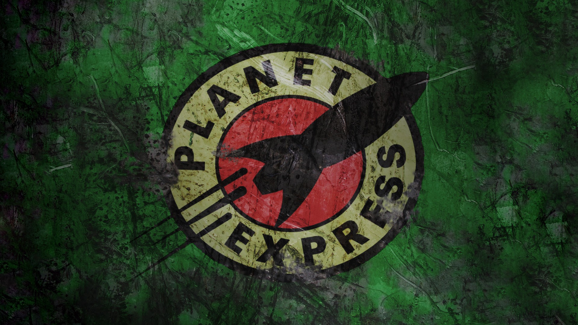 Futurama Planet Express Logo HD Wallpaper