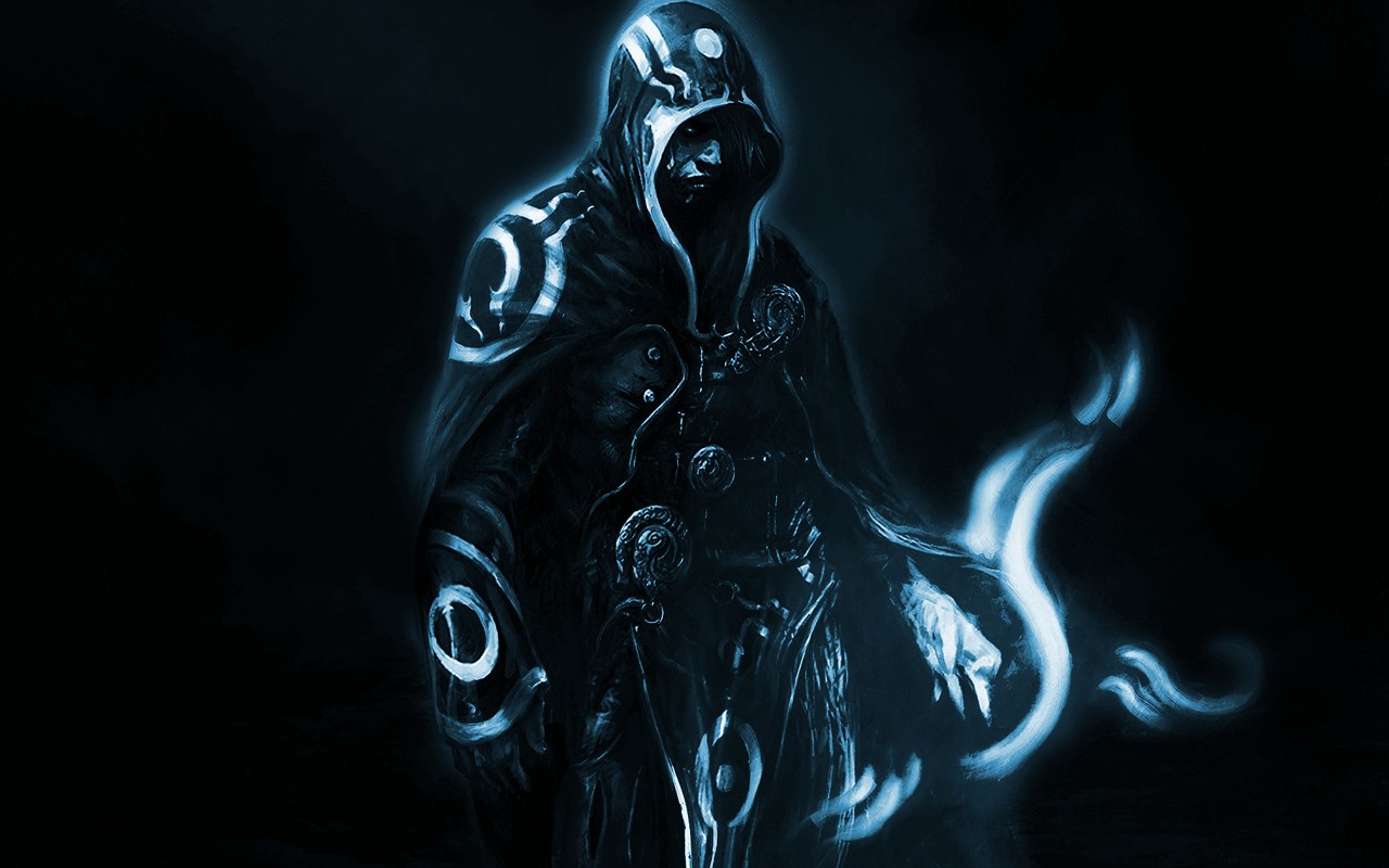 Magic: The Gathering fantasy art of a hooded figure HD Wallpaper