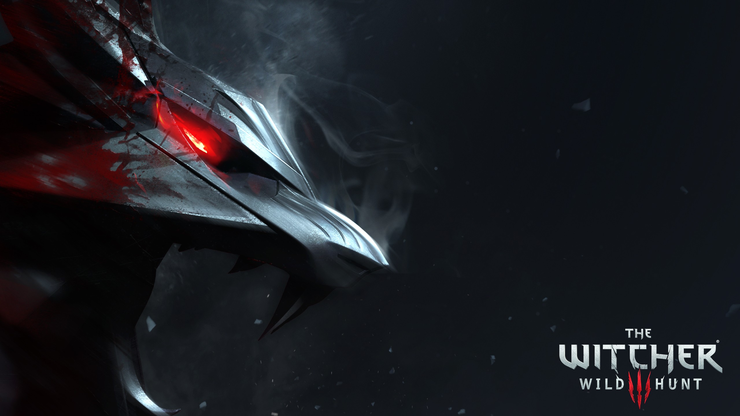 The Witcher 3 Wild Hunt Wolf Medallion Artwork HD Wallpaper