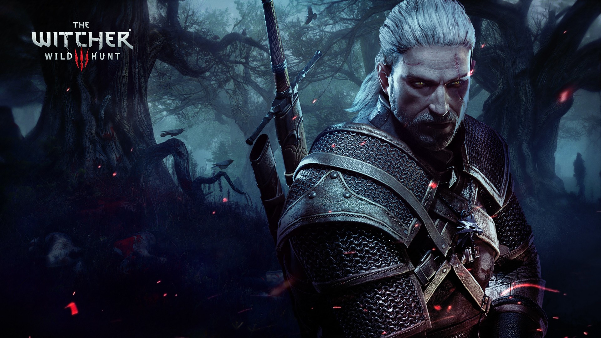 Geralt of Rivia from The Witcher 3: Wild Hunt HD Wallpaper