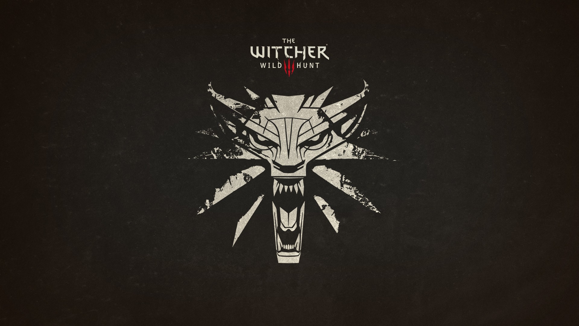 The Witcher 3: Wild Hunt Logo HD Wallpaper