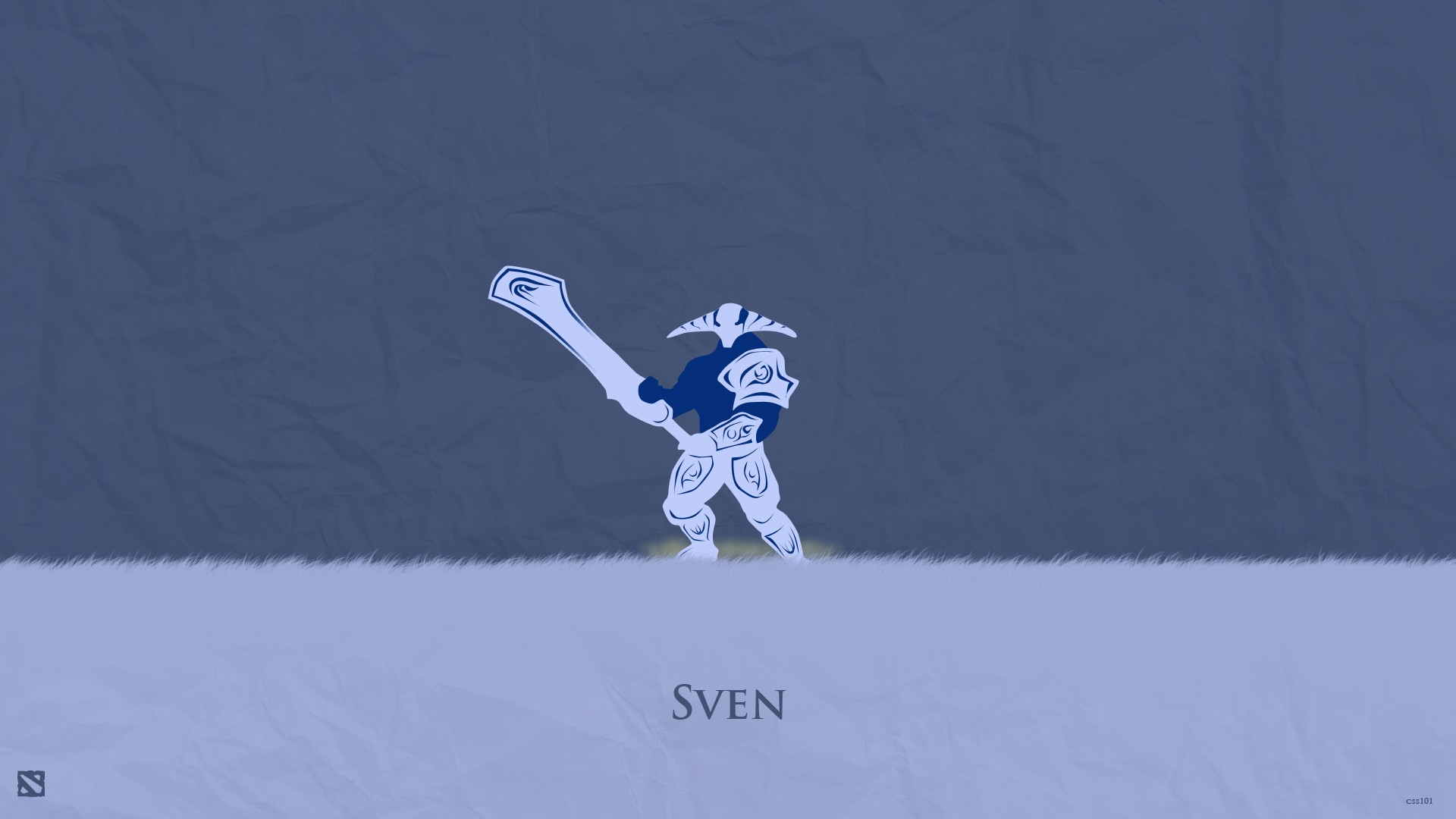 Sven from Dota 2 holding a large sword HD Wallpaper