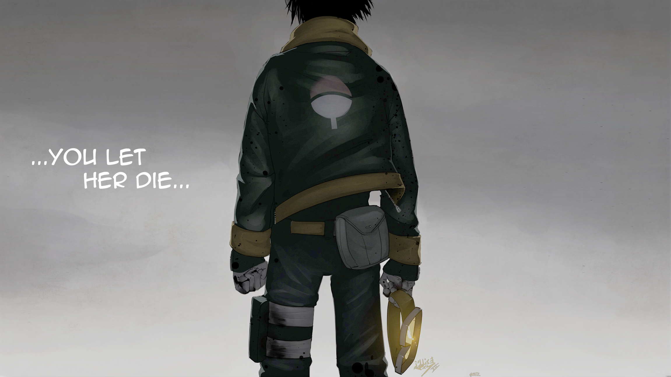 Uchiha Obito from Naruto Shippuden with text HD Wallpaper