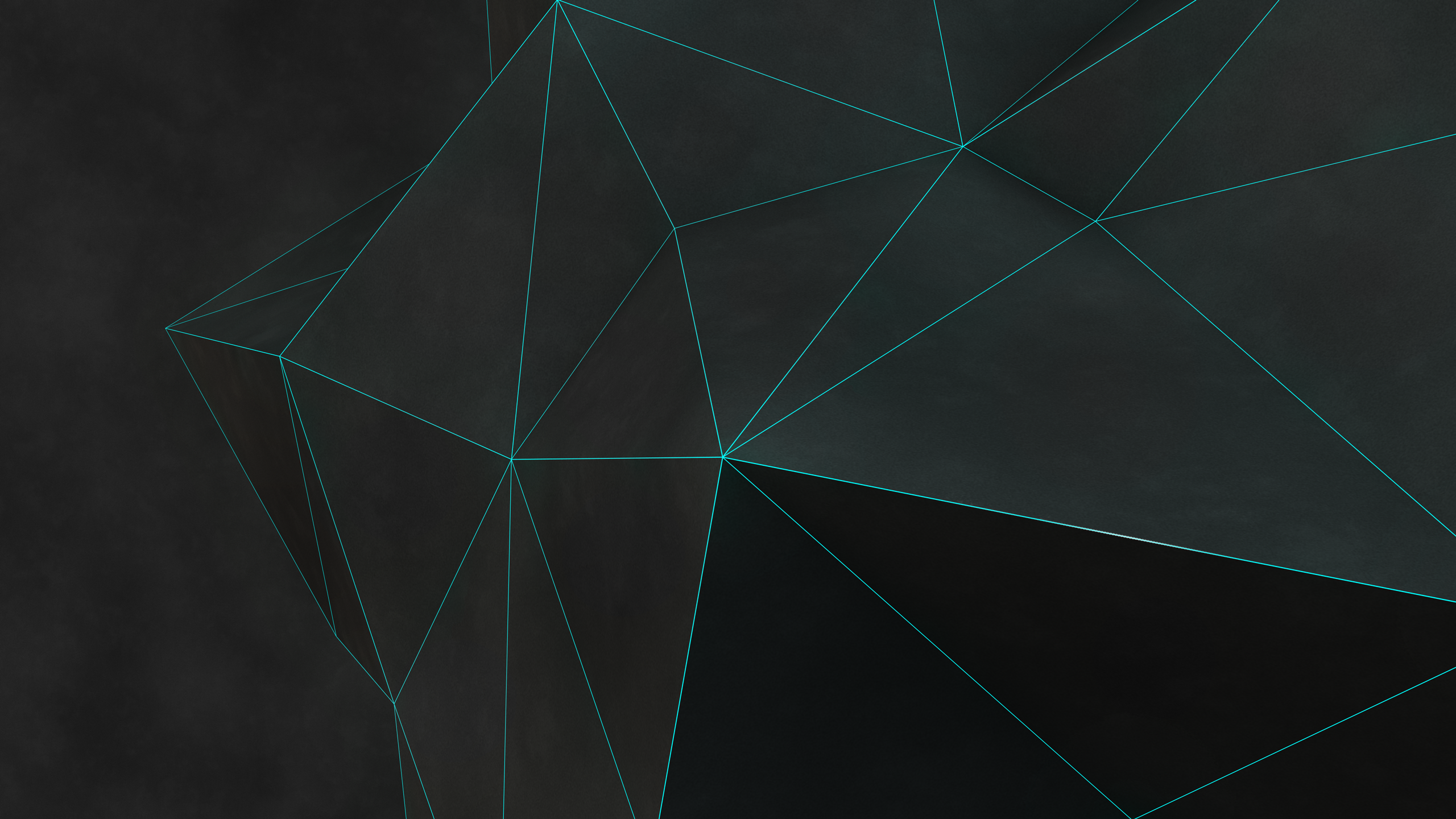 Low poly abstract geometric digital art HD Wallpaper
