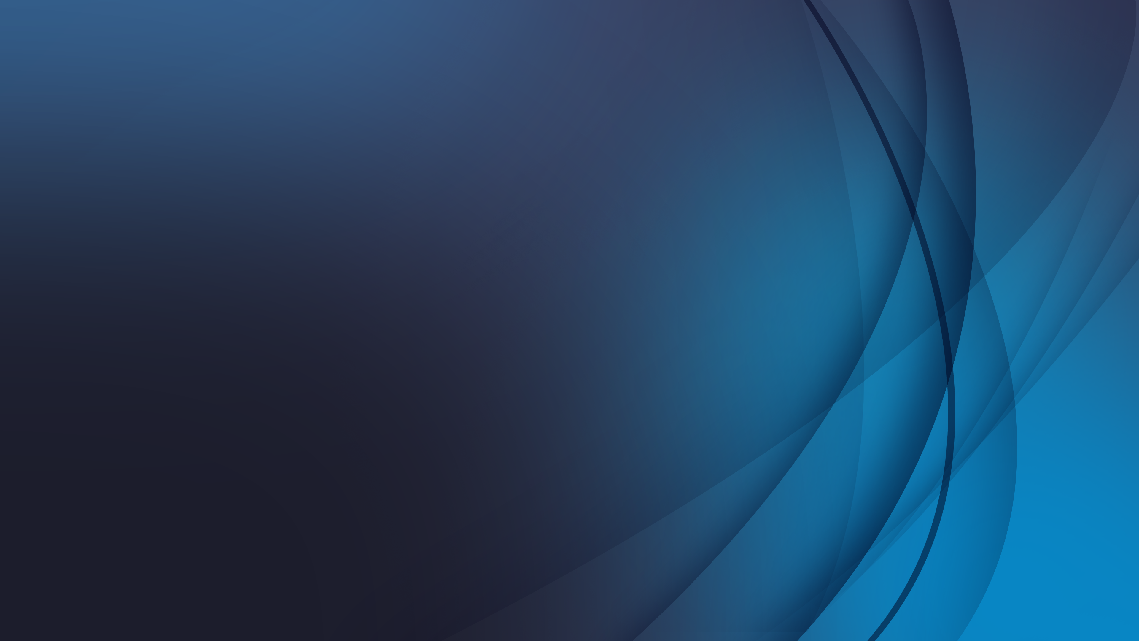 Abstract blue and dark blue flowing shapes HD Wallpaper