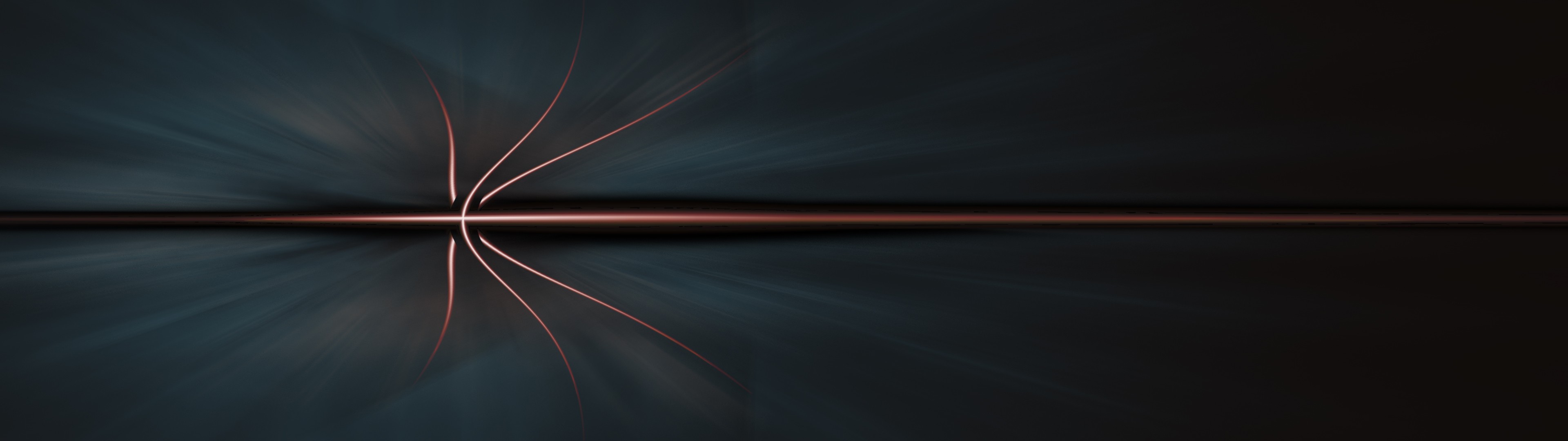 Abstract digital art with glowing lines HD Wallpaper