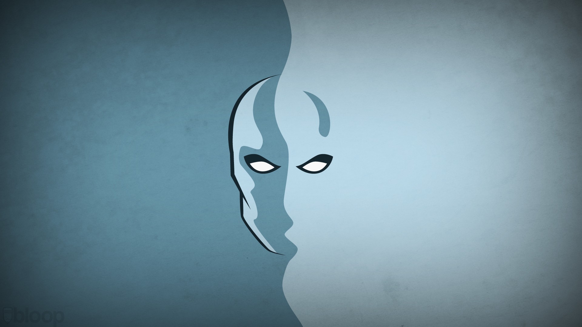 Minimalist artwork of Silver Surfer splitting in half HD Wallpaper