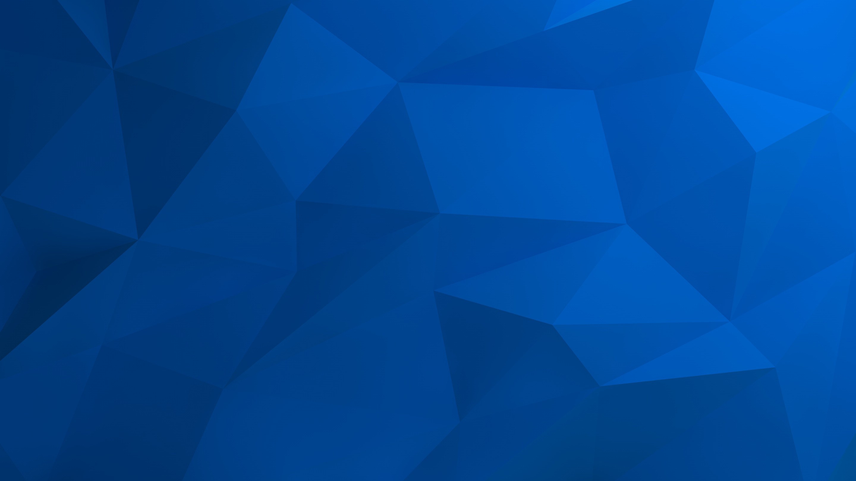 Abstract blue geometric low-poly pattern HD Wallpaper