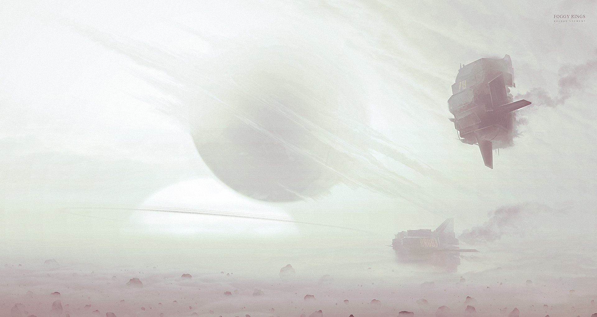 Science fiction artwork by Kuldar Leement HD Wallpaper