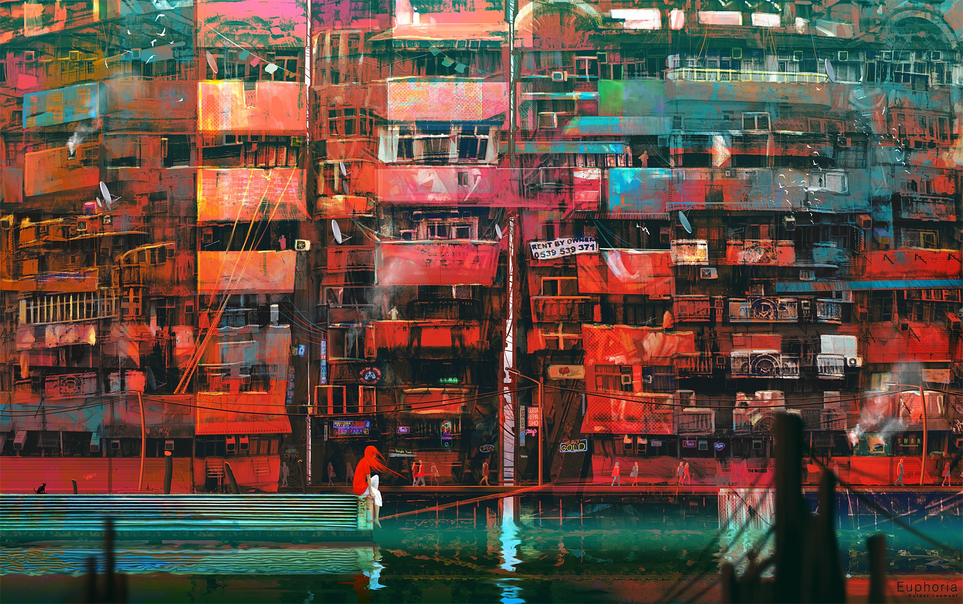 Apartment buildings by Kuldar Leement HD Wallpaper