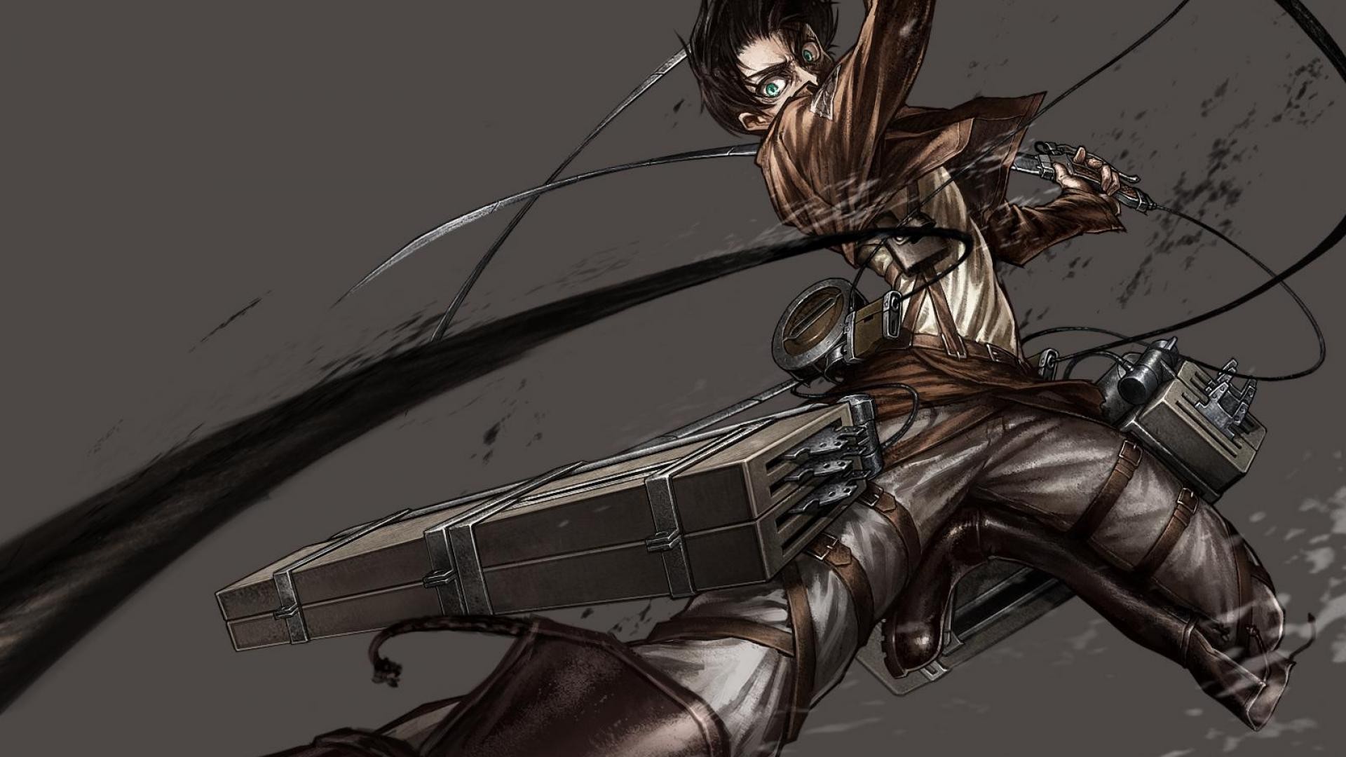 Eren Yeager in Attack on Titan Gear HD Wallpaper