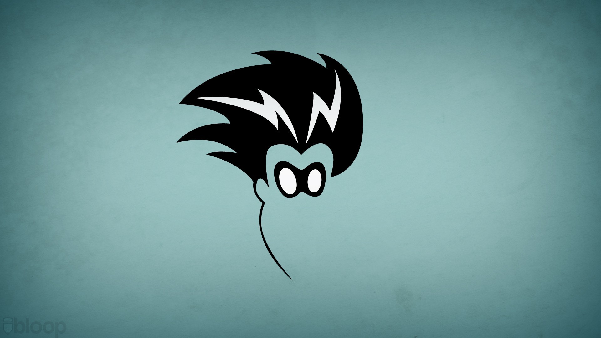 Minimalist Robin from Teen Titans Go! HD Wallpaper